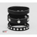 Leather cuff bracelet for men or women, code 4080