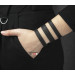 Leather cuff bracelet for men or women, code 4081