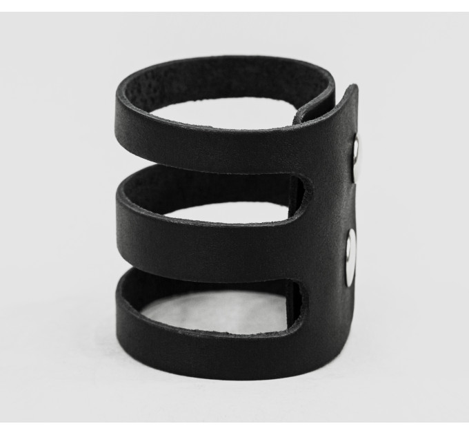 Leather cuff bracelet for men or women, code 4081
