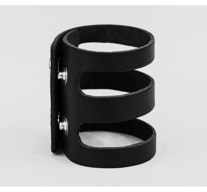 Leather cuff bracelet for men or women, code 4081