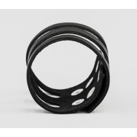 Leather cuff bracelet for men or women, code 4081