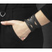 Leather cuff bracelet for men or women, code 4082