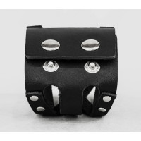 Leather cuff bracelet for men or women, code 4082