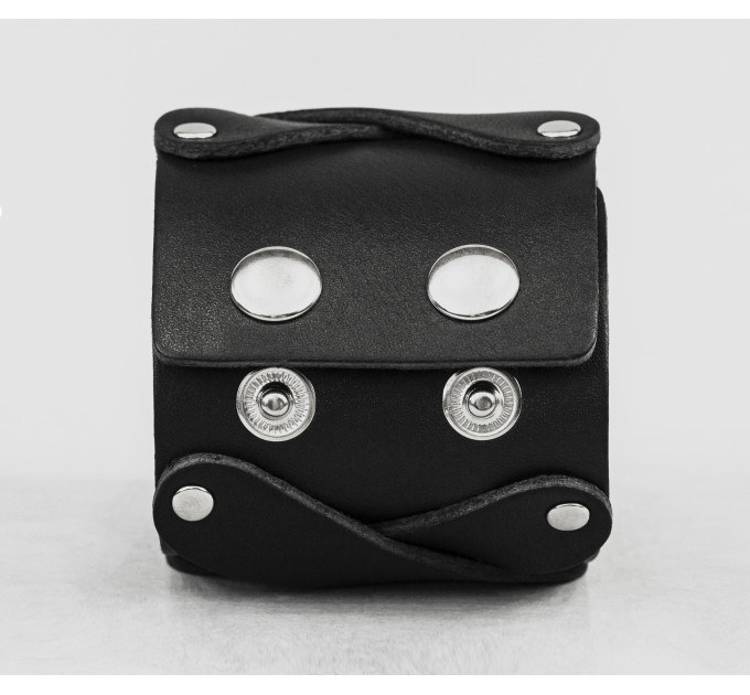 Leather cuff bracelet for men or women, code 4085