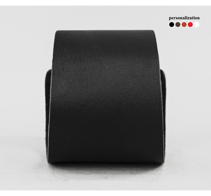 Leather cuff bracelet for men or women, code 4105
