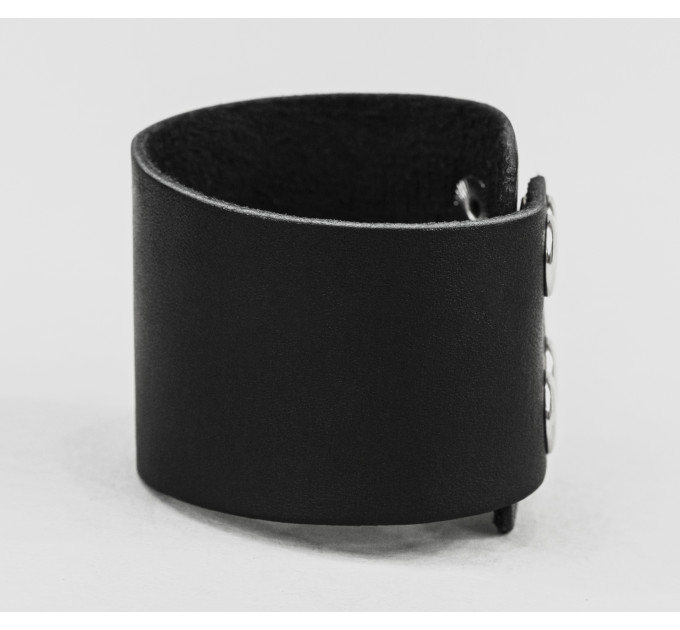 Leather cuff bracelet for men or women, code 4105
