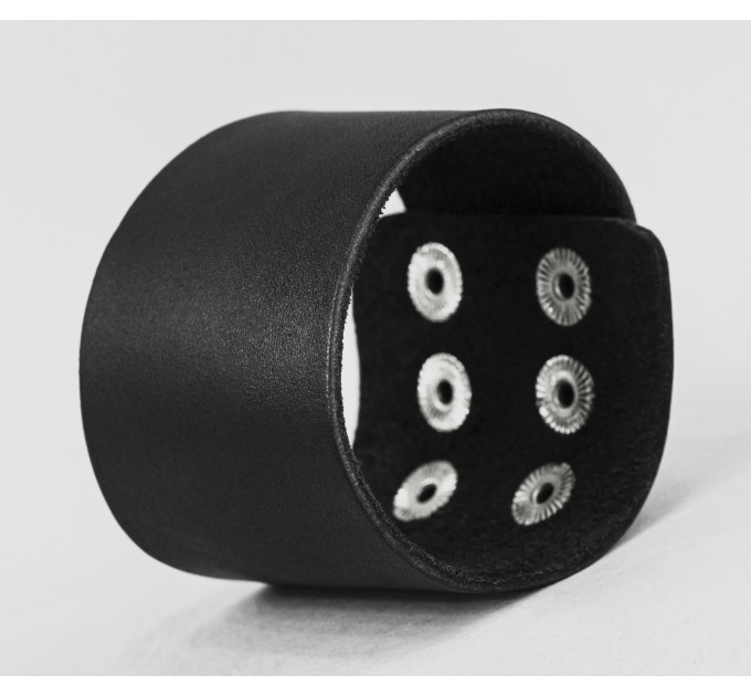 Leather cuff bracelet for men or women, code 4105