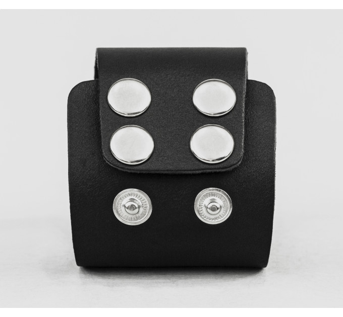 Leather cuff bracelet for men or women, code 4105