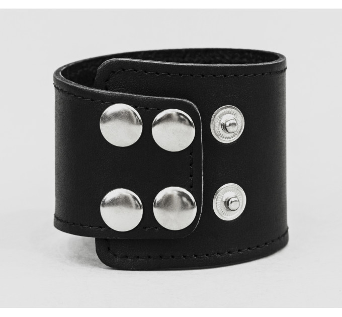 Leather cuff bracelet for men or women, code 4105st