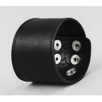 Leather cuff bracelet for men or women, code 4105st