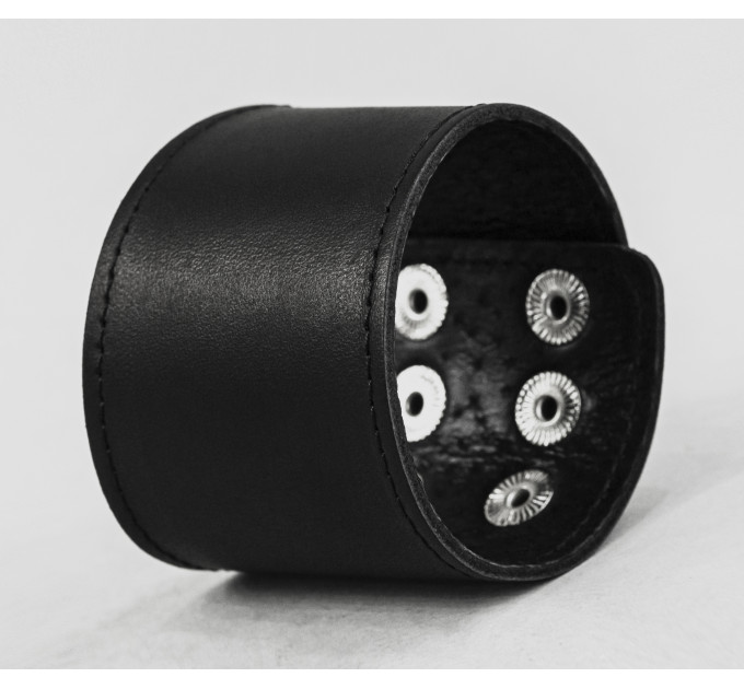 Leather cuff bracelet for men or women, code 4105st