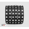 Leather cuff bracelet for men or women, code 4600