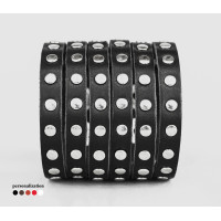 Leather cuff bracelet for men or women, code 4600