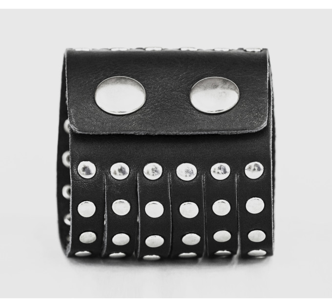 Leather cuff bracelet for men or women, code 4600