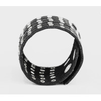 Leather cuff bracelet for men or women, code 4600