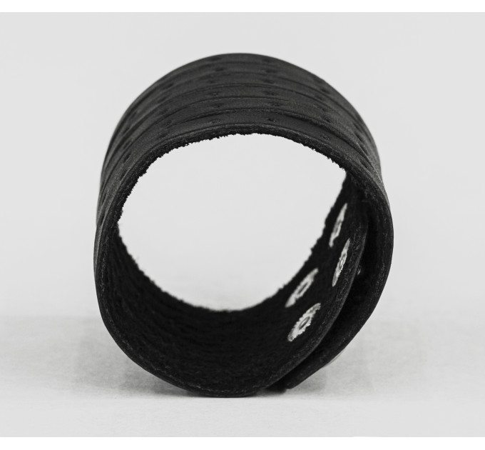 Leather cuff bracelet for men or women, code 4601