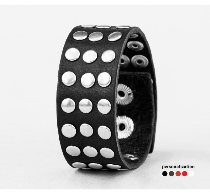 Leather bracelet for men or women, code 4602