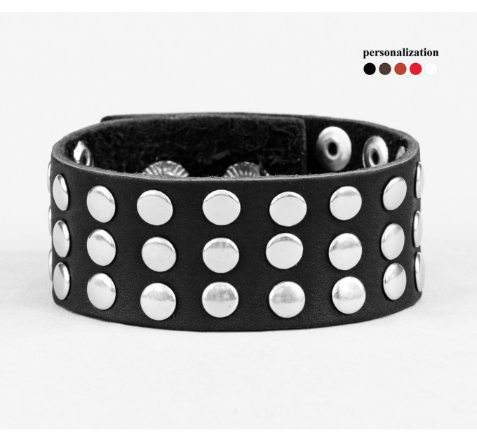 Leather bracelet for men or women, code 4602