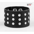 Leather cuff bracelet for men or women, code 4605