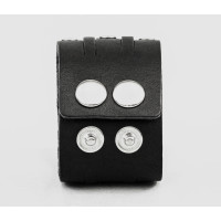 Leather cuff bracelet for men or women, code 4606