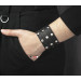 Leather cuff bracelet for men or women, code 4606st