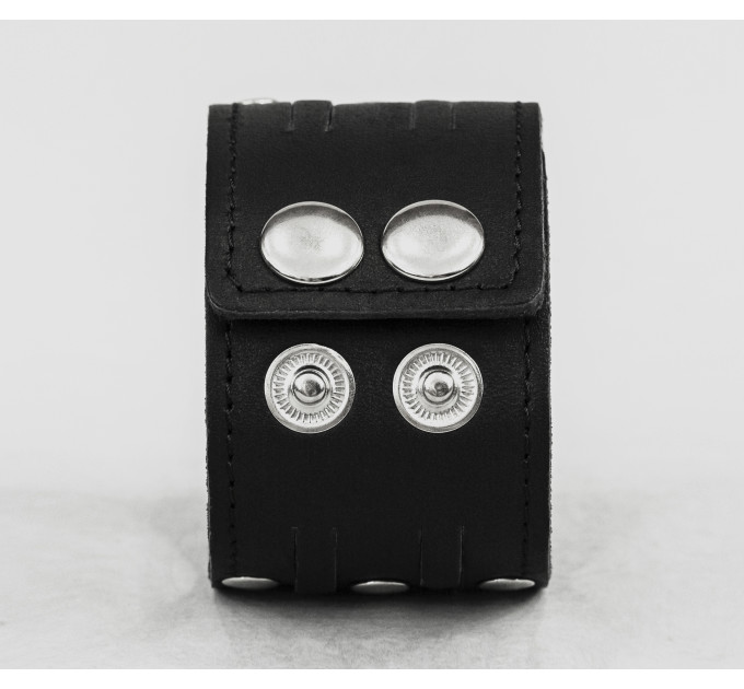 Leather cuff bracelet for men or women, code 4606st