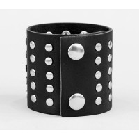 Leather cuff bracelet for men or women, code 4607