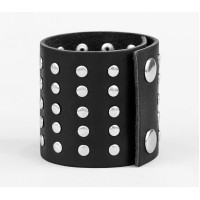 Leather cuff bracelet for men or women, code 4607