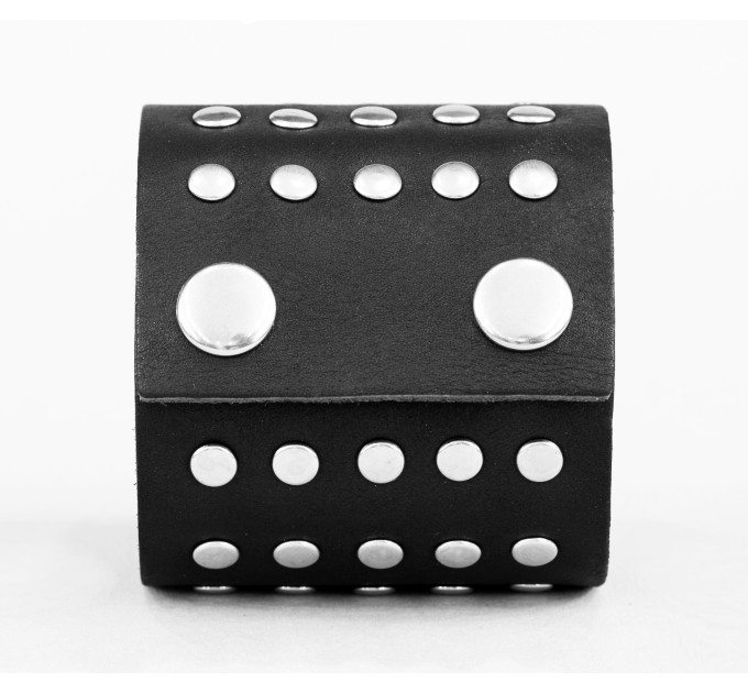 Leather cuff bracelet for men or women, code 4607