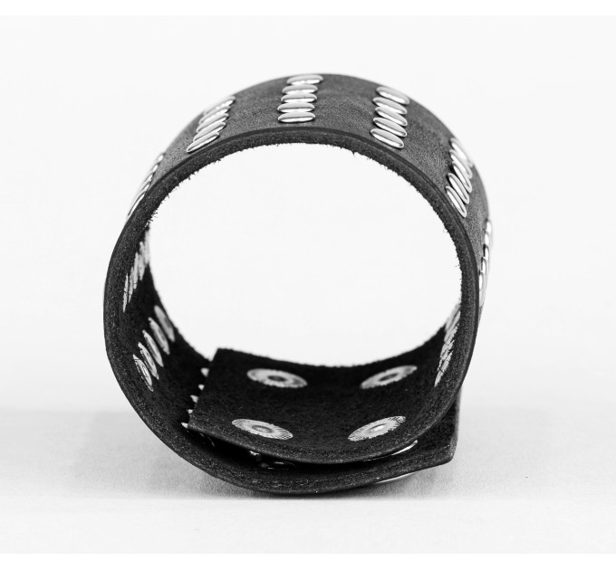 Leather cuff bracelet for men or women, code 4607