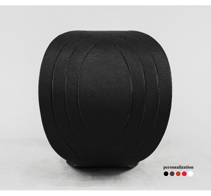 Leather cuff bracelet for men or women, code 4608