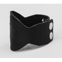 Leather cuff bracelet for men or women, code 4608