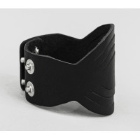 Leather cuff bracelet for men or women, code 4608