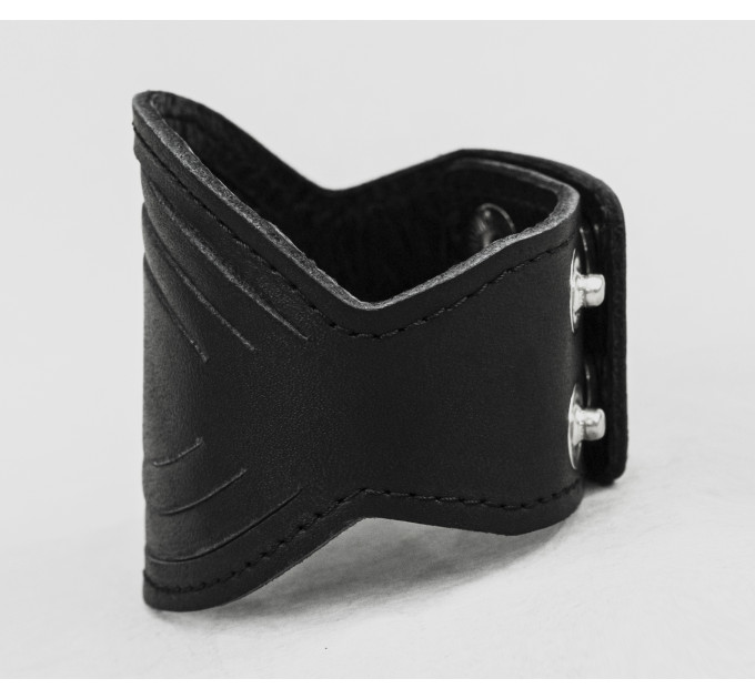 Leather cuff bracelet for men or women, code 4608st