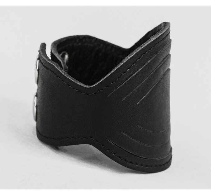 Leather cuff bracelet for men or women, code 4608st