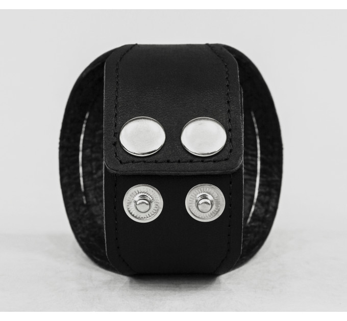 Leather cuff bracelet for men or women, code 4608st