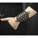 Leather cuff bracelet for men or women, code 4610