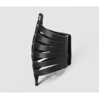 Leather cuff bracelet for men or women, code 4610