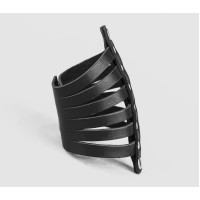 Leather cuff bracelet for men or women, code 4610