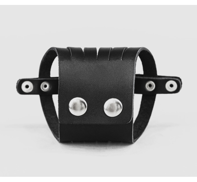 Leather cuff bracelet for men or women, code 4610