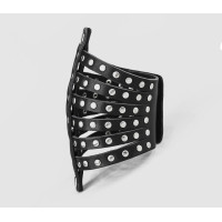 Leather cuff bracelet for men or women, code 4611