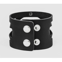 Leather cuff bracelet for men or women, code 4620
