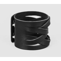 Leather cuff bracelet for men or women, code 4620