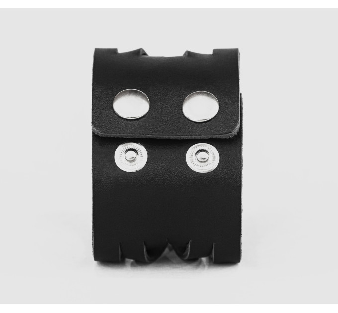 Leather cuff bracelet for men or women, code 4620