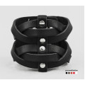 Leather cuff bracelet for men or women, code 4625