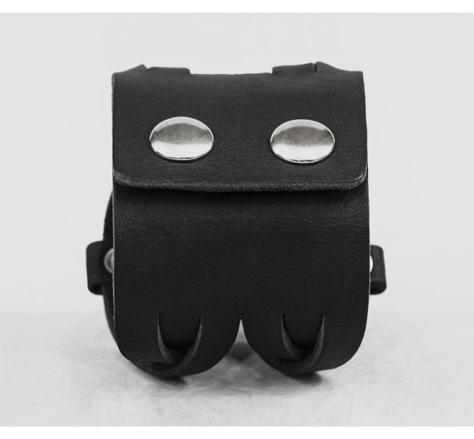 Leather cuff bracelet for men or women, code 4625