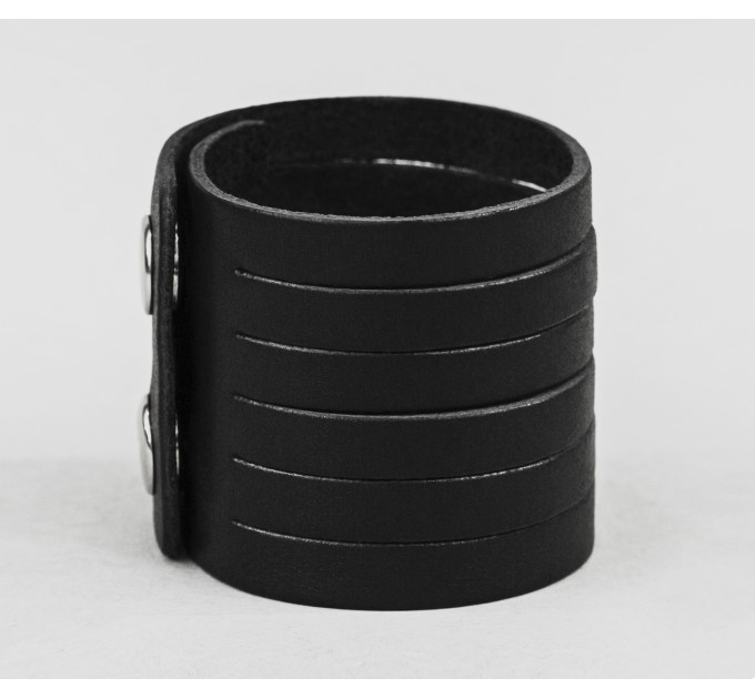 Leather cuff bracelet for men or women, code 4640