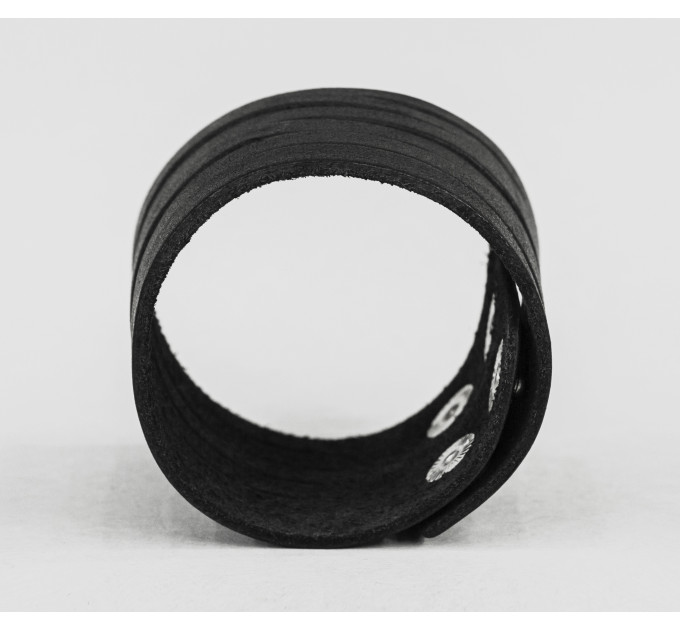 Leather cuff bracelet for men or women, code 4640