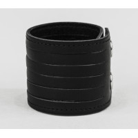Leather cuff bracelet for men or women, code 4640st