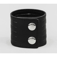 Leather cuff bracelet for men or women, code 4640st